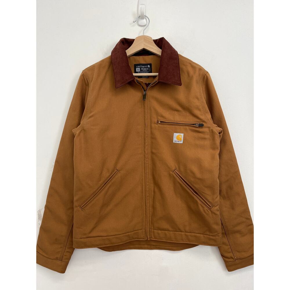 Carhartt Iconic J01 Duck Detroit Jacket Workwear Utility Blanket Lined - Small - Picture 7 of 16